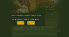 Desktop Screenshot of escortmaska.com